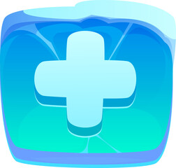 Fototapeta premium Add Button Game