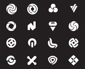 Minimalist Geometric Logos for Modern Branding