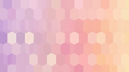 Fototapeta premium Soft Pastel Hexagonal Pattern for Modern Design Projects