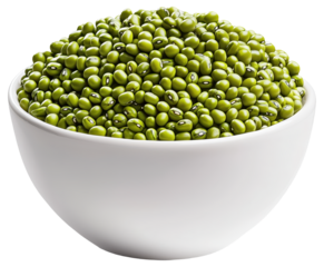 PNG Bowl filled with green mung beans