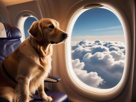 dog in the window - Powered by Adobe