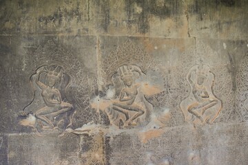 Khmer art in Angkor wat