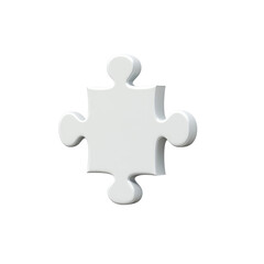 Entrepreneurship and scalability concept. Blank puzzle piece on a black background.