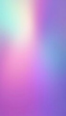 Blurred pastel rainbow holographic banner background in 80s style, textile texture, purple, violet, pink, mint, candy colors,  soft focused,  background