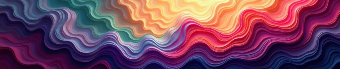 Obraz premium Chaotic swirls of vibrant colors blending together in a dramatic abstract background, abstract, chaos