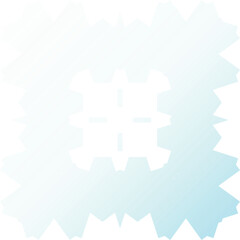 Obraz premium Elegant Blue Gradient Icon – Versatile Symbol with a Sleek & Modern Touch