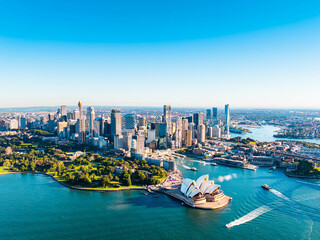 Sydney Opera House in Daylight, Sydney Harbour, Sydney Australia