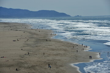 beach in the morning