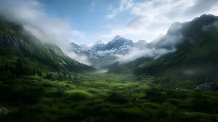 Fototapeta premium A bright modern lighthouse on a rocky island, with the ocean stretching out below, under a canopy of twinkling stars.