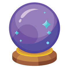 Illustration-of-magic-crystal-ball-with-mystical.