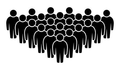 Symbol, ikona ludzi. Plik wektorowy. © robert6666