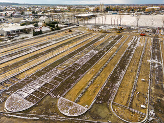 budowa parkingu w Opolu przy ulicy Krapkowickiej © Henryk Niestrój