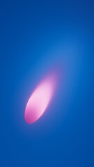abstract blue gradient background with pink round hole