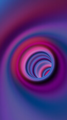 abstract ultraviolet background. Round hole, tunnel rings in shades of violet and purple