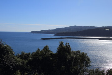 高知県　海岸沿いの風景