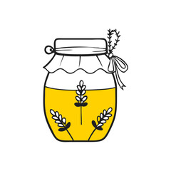 lavender honey jar icon