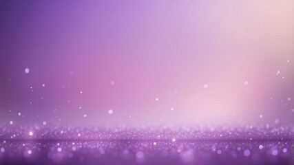 Fototapeta premium Soft purple and lavender bokeh background with sparkling lights creating a dreamy atmosphere