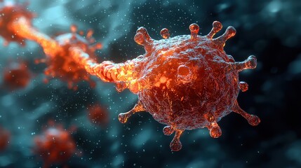 Digital Virus Illustration