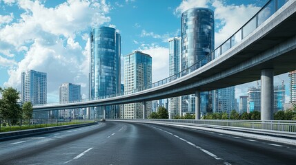 Fototapeta premium State-of-the-art city tech park with modern infrastructure and high-tech digital amenities