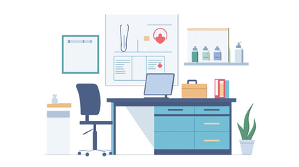 Clinic Vector Graphic Design for Medical and Healthcare Concepts, Perfect for Health and Wellness Projects