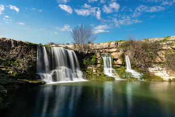 Fototapeta premium A beautiful waterfall in the north of Tunisia