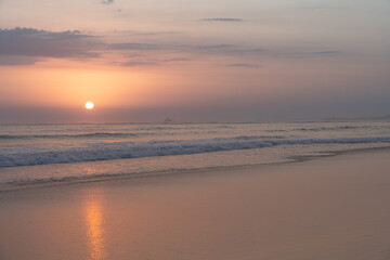 Fototapeta premium sunset over the ocean
