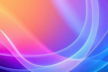 Smooth waves of blue, pink, and orange blend together in a vibrant gradient, creating a calming and modern digital background suitable for various design projects