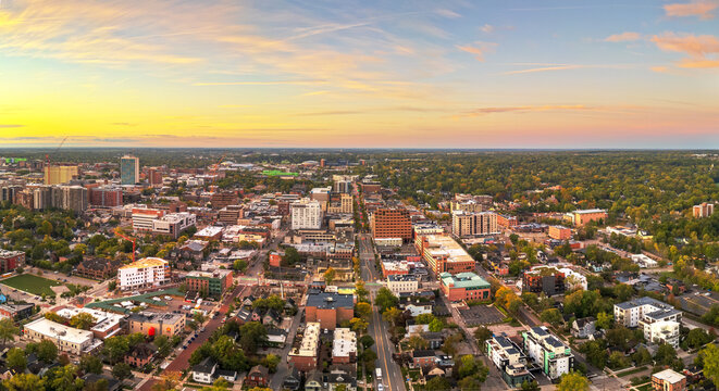 Ann Arbor, Michigan, USA Downtown