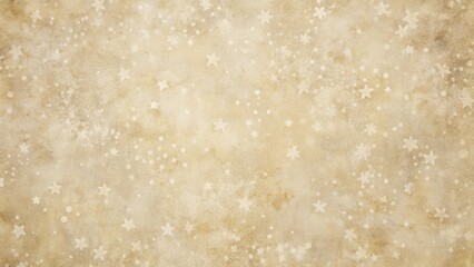 A Whimsical Beige Background with Scattered Stars and Dots, Perfect for Festive Designs and Elegant Projects