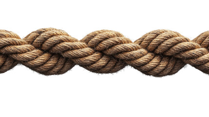 Rope Texture: A close-up shot of a thick, tightly-woven rope, revealing the natural texture and intricate details of the fibers.