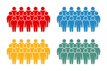 Symbol, ikona ludzi. Plik wektorowy. © robert6666