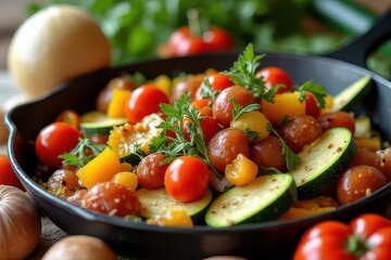 Summer Harvest Ratatouille Plate