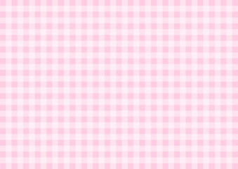 ピンクのチェック柄
