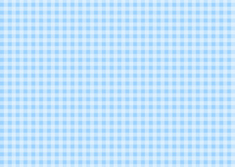 青いチェック柄