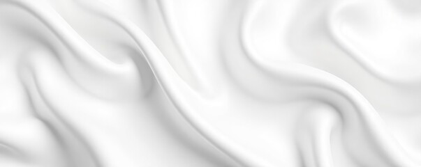 Obraz premium Smooth and luxurious white satin fabric background, sheen, elegant