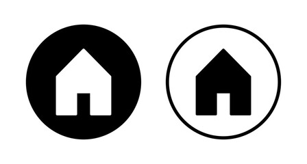 House icon logo design. Home sign and symbol
