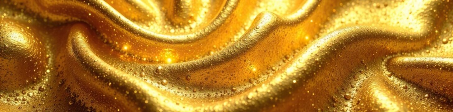 Luxurious gold texture with intricate abstract patterns and shimmering details, abstract,  shimmering
