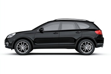 Black suv car transportation automobile.