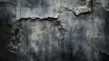 Obraz premium Professional Dark Vignette Scratched Cement Wall Background for Design Projects