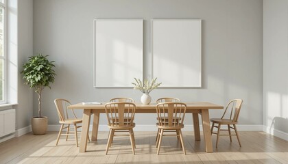 Obraz premium modern dining room with dining table