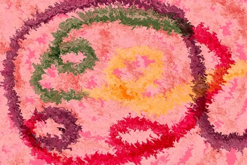 Colorful swirling patterns bringing joy and creativity to the art space