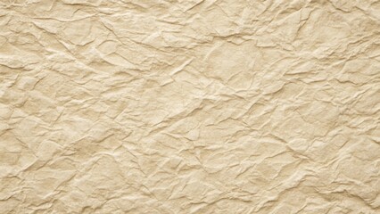 Obraz premium High-resolution image of a textured, crumpled, beige surface; ideal for design projects needing a rustic or vintage aesthetic