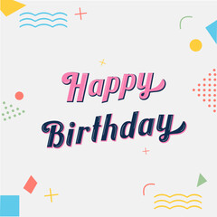 Happy Birthday Graphic Design (16)