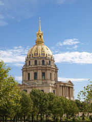 Fototapeta premium Paris, Invalidendom, Hotel des Invalides, Frankreich