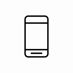 Mobile phone icon vector sign