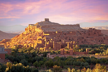 Obraz premium Kasbah in Ait-Ben-Haddou, Marokko