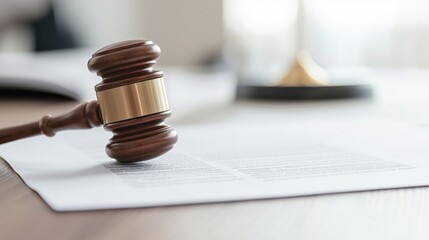 Trademark Infringement Lawsuit Document Close-Up