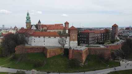 Obraz premium A beautiful view of the great Wawel Castle, Poland