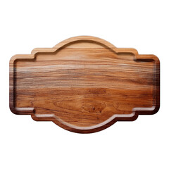 A wooden sign with a square shape and a wooden border. The sign is made of wood and has a rustic feel to it