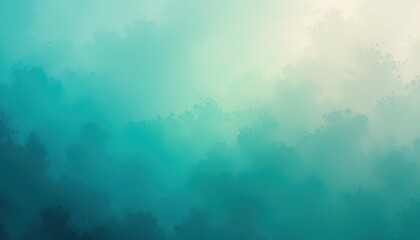 Mystical fog over lush forest nature photography serene atmosphere aerial perspective